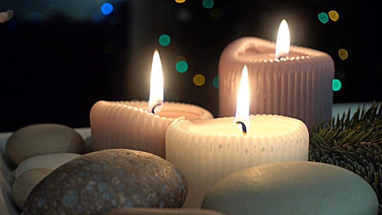 No Ad during video Candle and Night Rain for Meditation, Insomnia