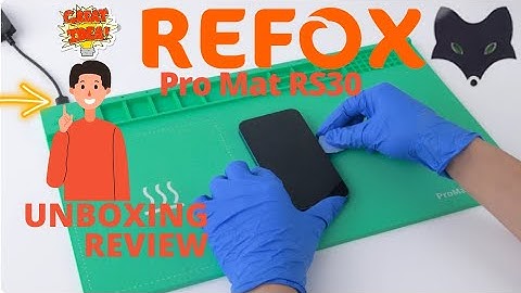 Rewa REFOX pro mat RS30 ESD Repair Heating Pad UNBOXING and detailed, FULL REVIEW! #Rewa #Refox