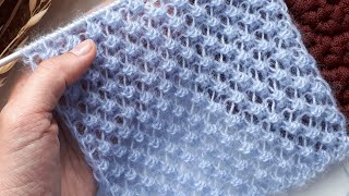 LIGHT Openwork pattern with knitting needles. Pattern for a cardigan Openwork pattern for a stole