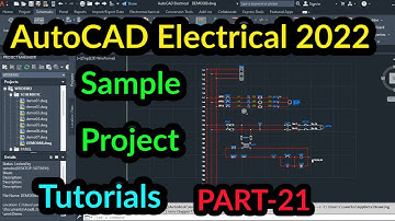 AutoCAD Electrical 2022 Sample project | PART-21 | AutoCAD Electrical in Tamil