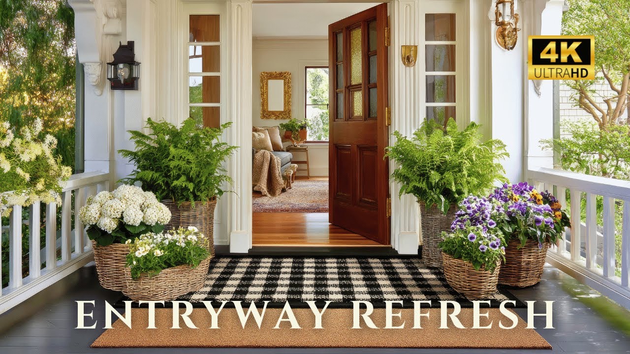 Обновление прихожей | Встречайте весну в вашем фойе | 4K