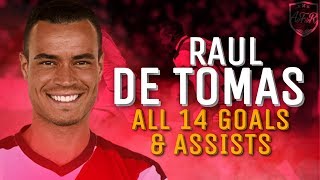 Raul De Tomas All 14 Goals &amp; Assists for Rayo Vallecano 2018/19 so far (HD)