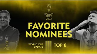 BALLON D'OR 2023 - FAVORITE NOMINEES TO WIN BALLON D'OR 2023