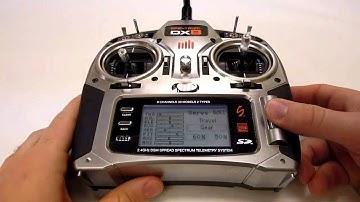 SK 720 & Spektrum DX8 Setup Requirements