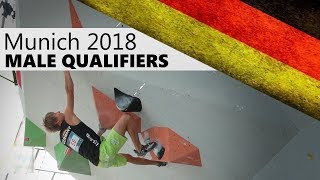 Male Qualifiers | 2018 Munich Bouldering World Cup