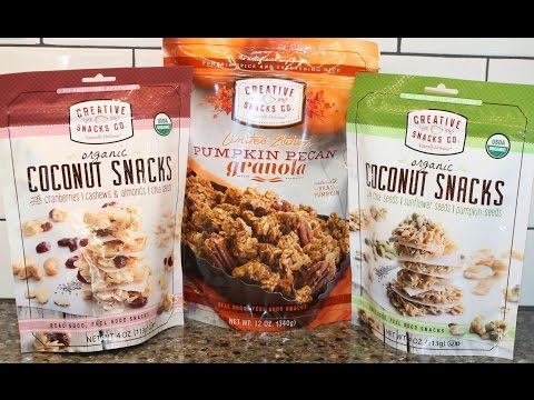 Creative Snacks Co. Pumpkin Pecan Granola & Coconut Snacks with Cranberries and Pumpkin Seeds