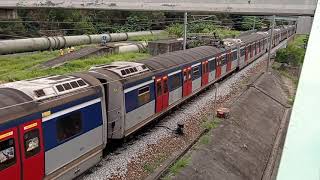 ［曾經出軌的列車］MTR EAL MLR E81/E21駛經粉嶺公路轉車站附近天橋