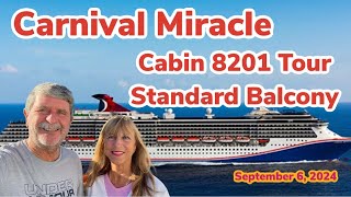 Carnival Miracle Cabin 8201 Tour