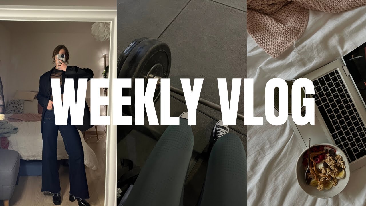 WEEKLY VLOG : 1 semaine dans ma vie d'étudiante en droit à Paris (run, salle, révisions, repas...)