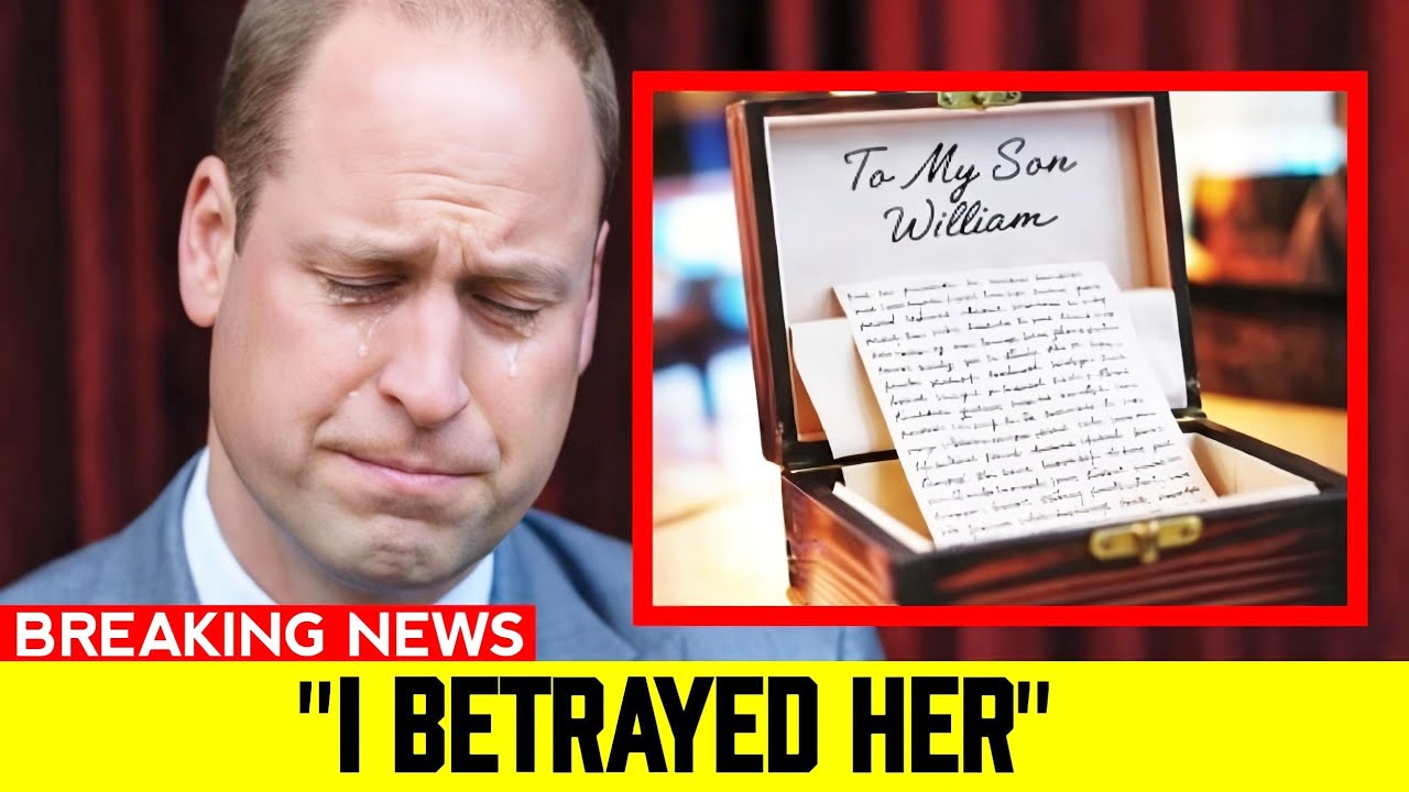 Prince William In Tears After Finding A Note In Princess Diana's Jewelry Box