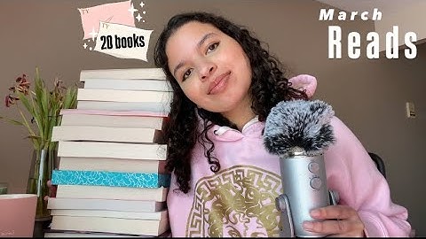 ASMR reading wrap up | book reviews of the 20 books I read last month