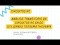 ANALISIS TRANSITORIO DE CIRCUITO RC UTILIZANDO EQUIVALENTE THEVENIN