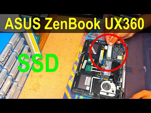 ASUS ZenBook UX360 | SSD Upgrade Replacement M.2 / NVMe Solid