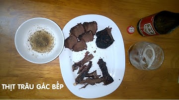 ĂN THỬ VÀ CẢM NHẬN - THỊT TRÂU GÁC BẾP CỦA HOABANFOOD