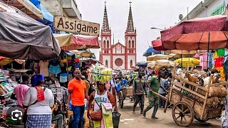 SHOPPING IN THE LARGEST AND CHEAPEST WHOLESALE MARKET IN LOME TOGO WEST AFRICA 