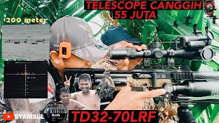 CANGGIH 🔥🔥🔥   THERMAL & NIGHT VISION DALAM TELESCOPE // ALLGUNSLUG 4.5MM HIT 206MTR