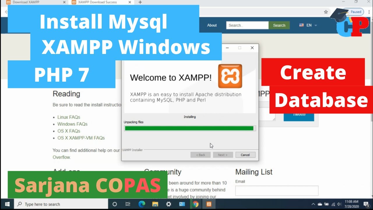 xampp install windows