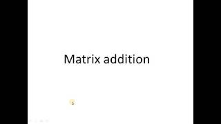 MATRIX ADDITION IN C