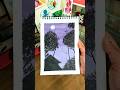 Easy painting ideas #art #painting #landscape #eveningsky #trending #viral #shorts #youtubeshorts