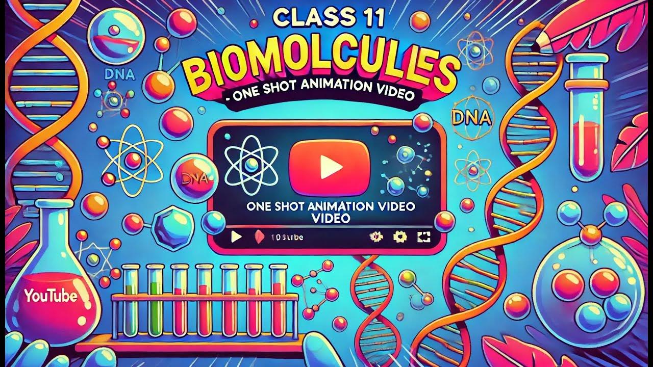 CBSE Class 11 Biology Biomolecules Animation in English