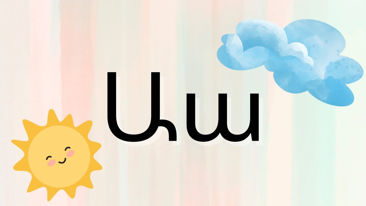 Armenian Alphabet (Աա) - YouTube