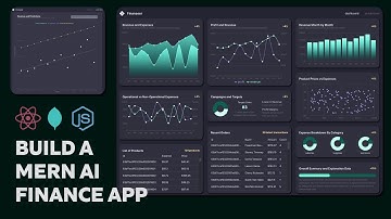 Build A MERN Finance Dashboard App | Machine Learning, Typescript, React, Node, MUI, Deployment