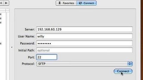SFTP Mac Linux