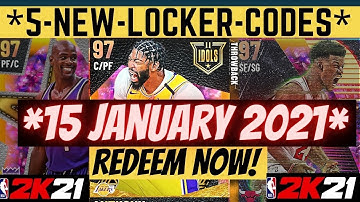 NBA 2K21 Locker Codes | Locker Codes 2K21 | 5 My Team Locker Codes| 2K21 Locker Codes | Next Gen