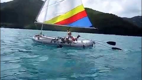 Inflatable Sailboat From Hydro Force Marine Pro Raft