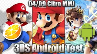 Citra MMJ 04/09 - Mario 3D Land, Mario Kart 7, Smash Bros. & Kid Icarus (3DS for Android)