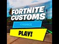 🔴 LIVE: Hosting fortnite customs and playing with viewers #fortnite  #shorts #customs