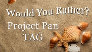 Would You Rather Tag - Project Pan Edition