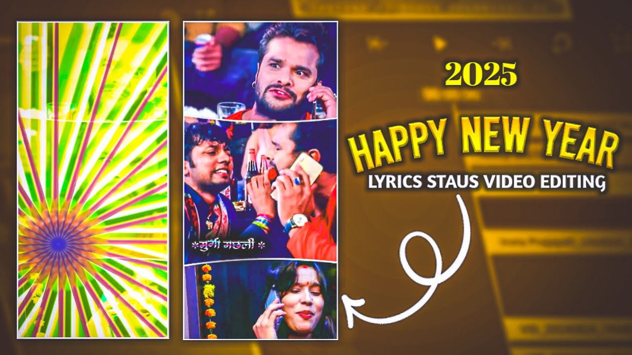 Happy New year 2025 Video Editing Alight Motion | New Trending Video Editing | Happy New year 2025