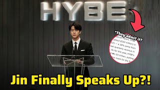 JIN’S SOLO POWER?! HYBE Finally Admits Jin’s Massive Impact on Its Highest Revenue in History?!