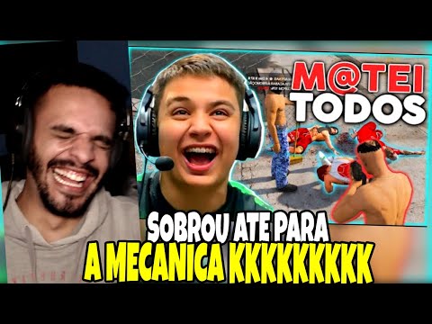 PAULINHO O LOKO IRRITou VÁRIOS BANDlDOS no GTA RP | REACT