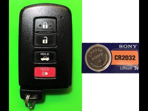 TOYOTA CAMRY 2012-2017 smart key battery replacement , როგორ შევცვალოთ ელემენტი