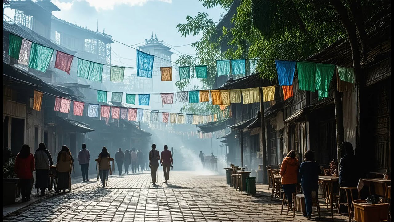 Himalayan Haze | Relaxing Nepalese Ambience & Chillout Beats 🏔️☁️