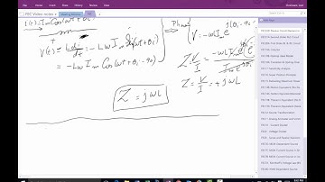 FEC22D Passive Circuit Element in Phasor Domain