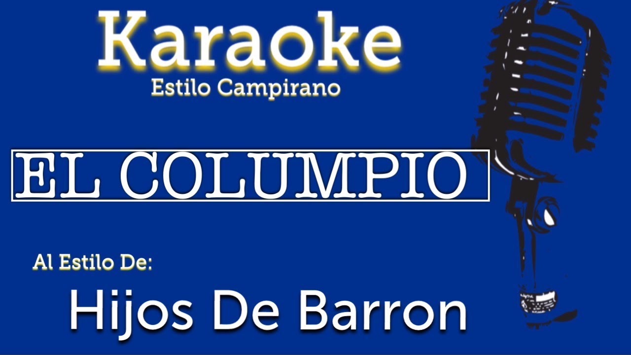 El Columpio - Karaoke - Hijos De Barron