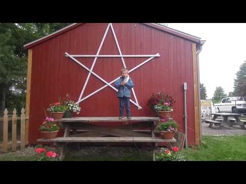 Charley's poetry recital. "On the farm" Selle valley carden school 2017