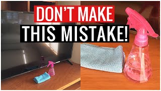 How To Safely Clean Flat Screen Tv Led, Plasma, Lcd Andrea Jean