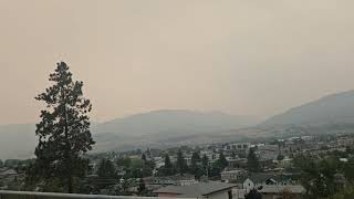 Penticton BC Canada 🇨🇦 August 18 2026  Visibility Update: 3 pm  16km/10 miles Temperature: 33C/91F