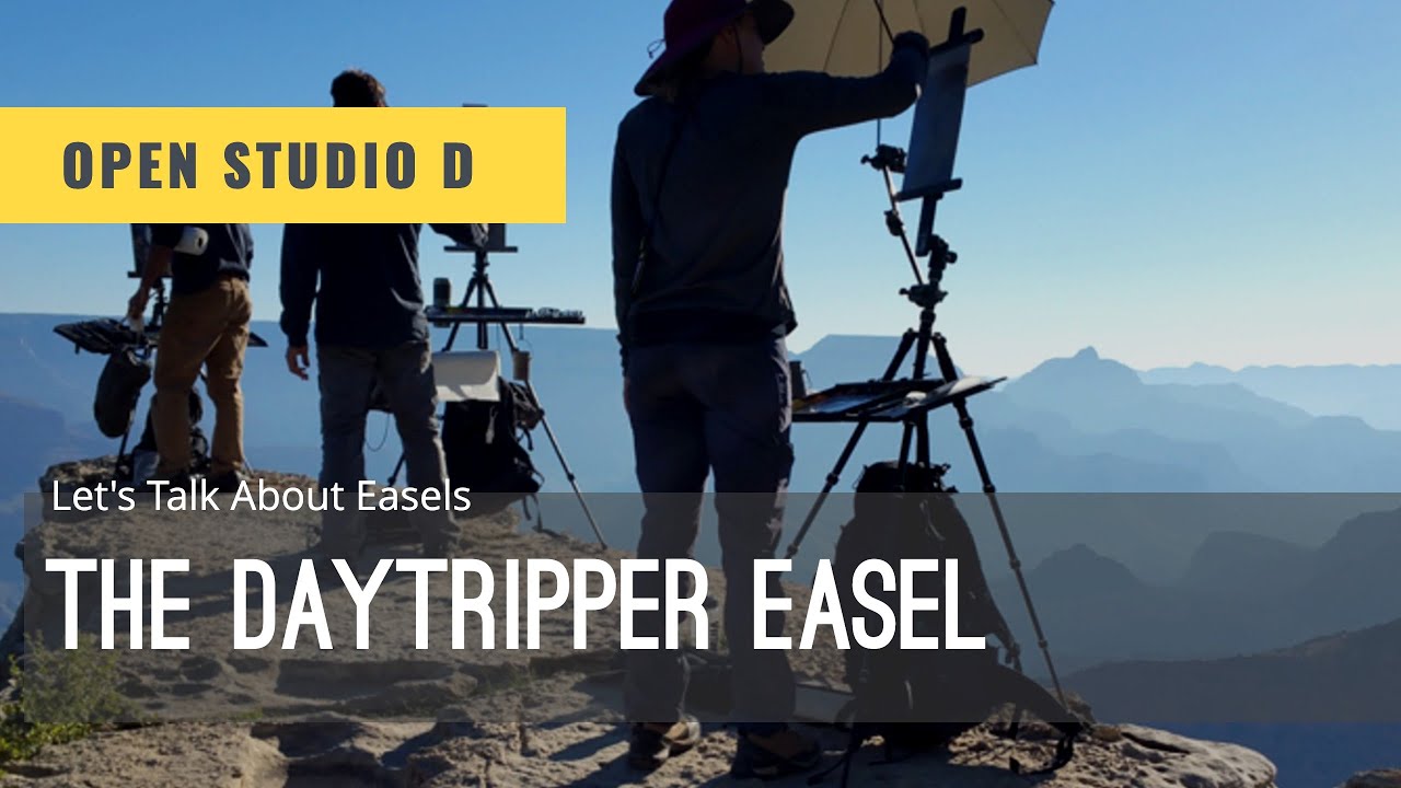 The DayTripper Easel. Let's talk about this easel. Learn oil painting