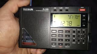 Tecsun pl 330 українське радіо 1278 кГц📻