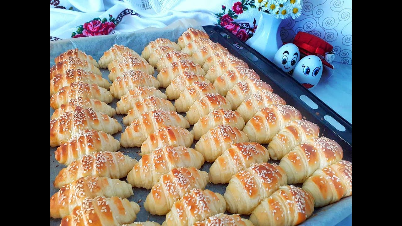 najjednostavniji domaći kroasani - spolja hrskavi a unutra lisnati i mekani / Kuhinja Sunčane Staze