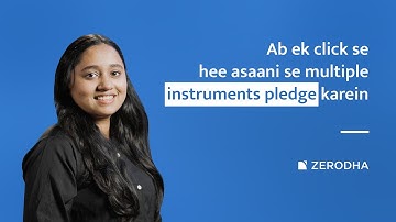 Zerodha ka naya stock pledging flow: Easy aur Instant CDSL Verification