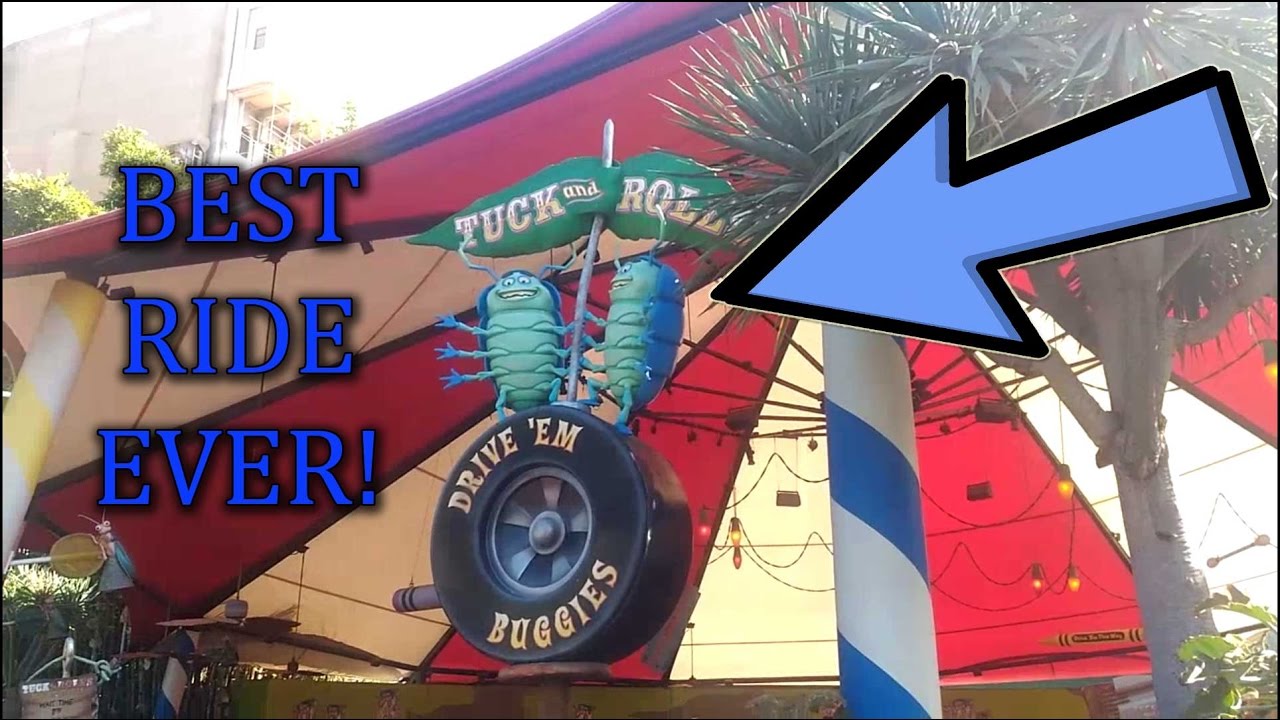 Tuck and Roll's Drive 'Em Buggies at Disney California Adventure (Disneyland Resort) YouTube