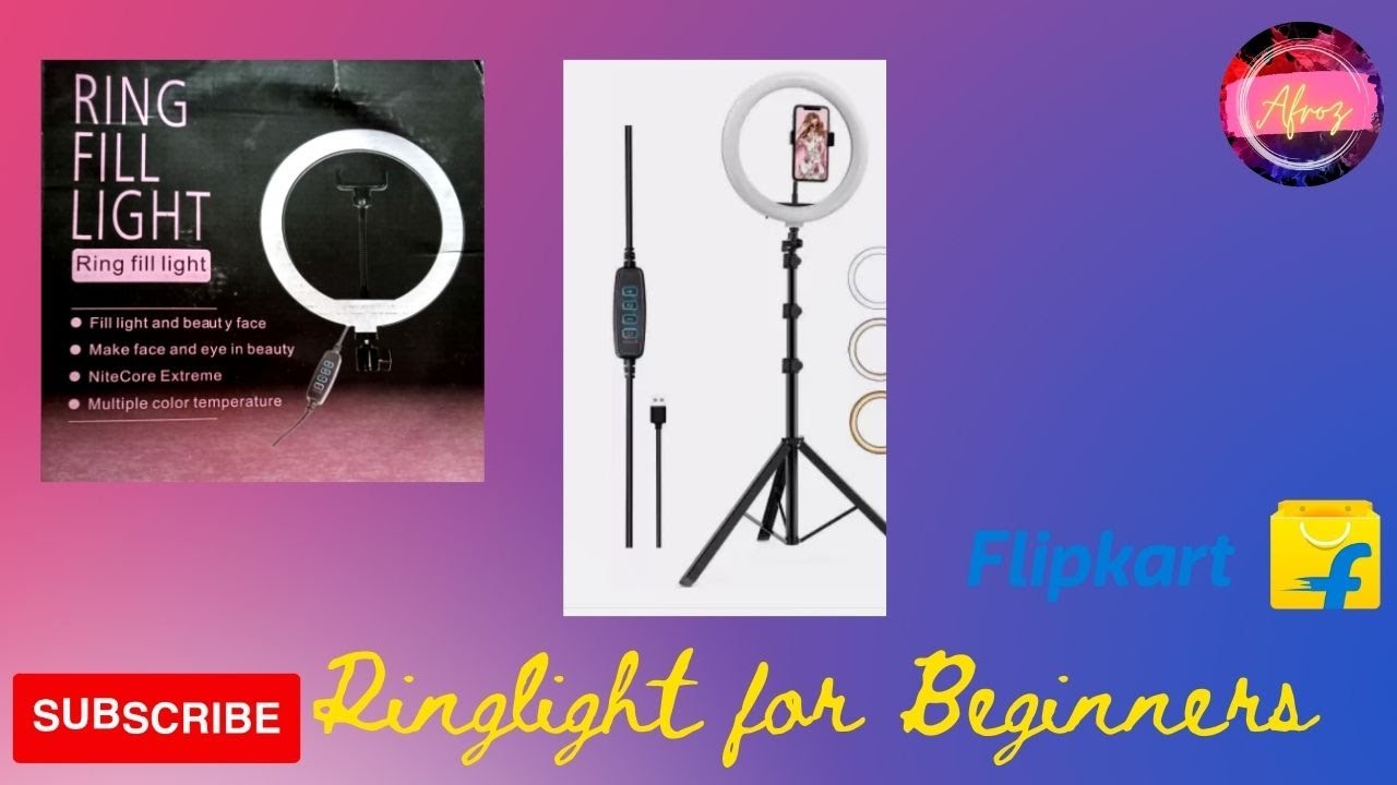 Hemrex LED Ring Light Flipkart Youtube beginner tool Ringlight YouTube