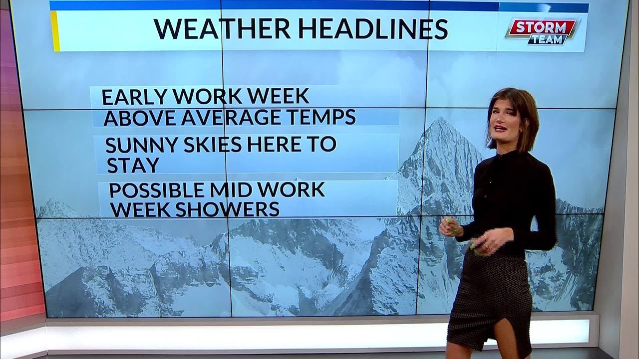 Temperatures are increasing through the early work week - YouTube