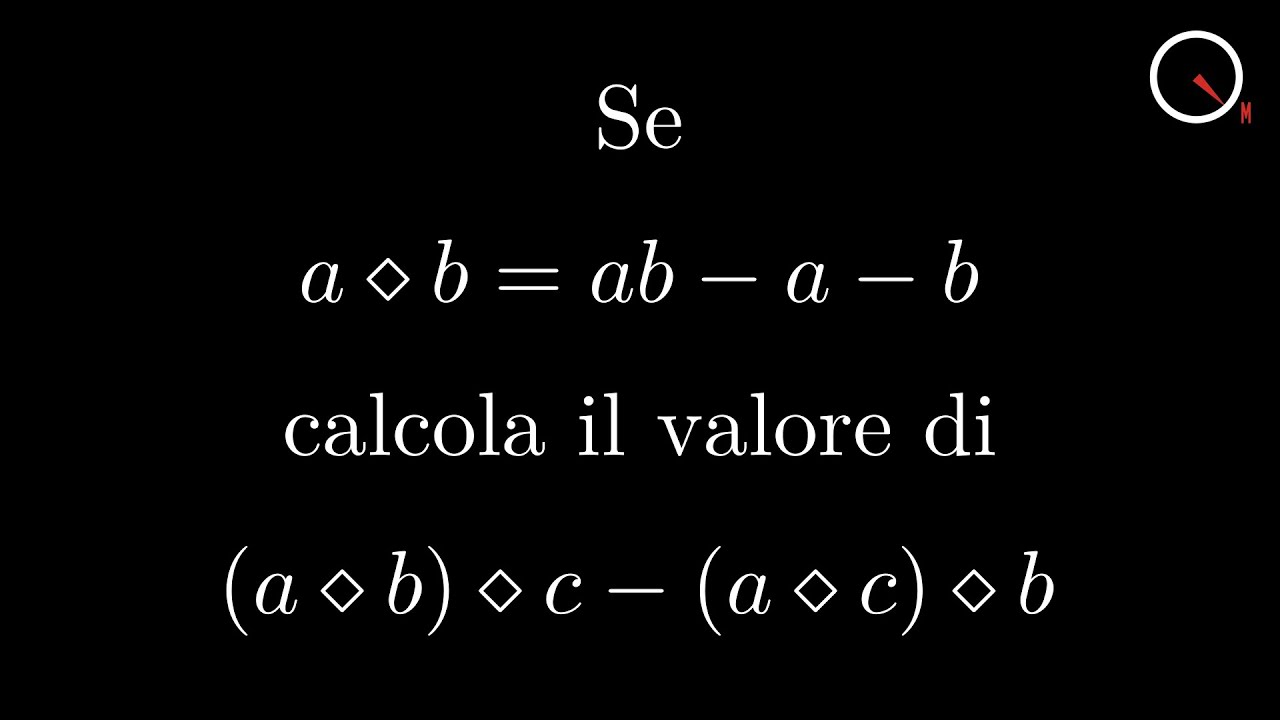 Algebra: introduciamo un nuovo operatore | Test medicina #6 - YouTube